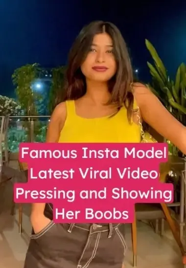 Sazie Rahman Nude Boob Show Leaked! See Her Pressing & Showing Boobs