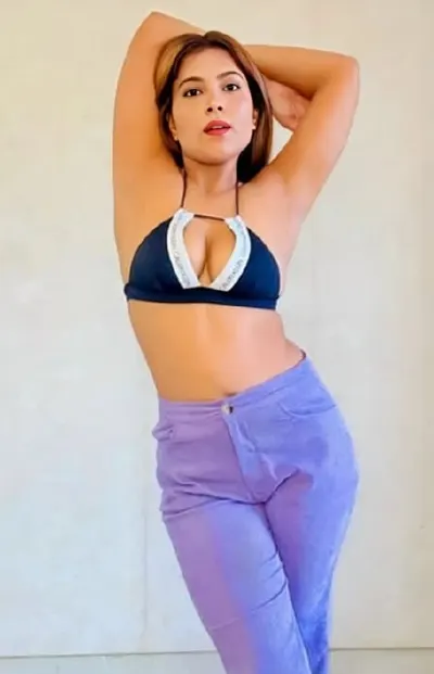 Tanya Chaudhary Teasing In White Bikini Flashing Big Boobs