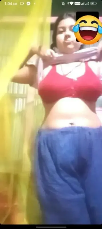Desi Chubby Girl Pressing Boobs on Videochat with Boyfriend Nude Leaked Photos